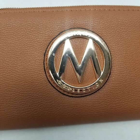 Mia K Collection Brown Faux Leather Wallet - Picture 11 of 14
